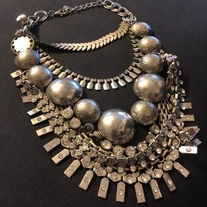 Chunky necklace boho metal Coachella statement